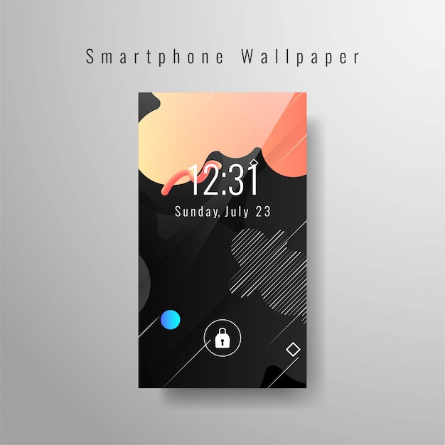 Vector Templates: Trendy Smartphone Wallpaper (Free Download)