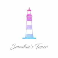 Free vector smeaton's tower, polygonal shapes