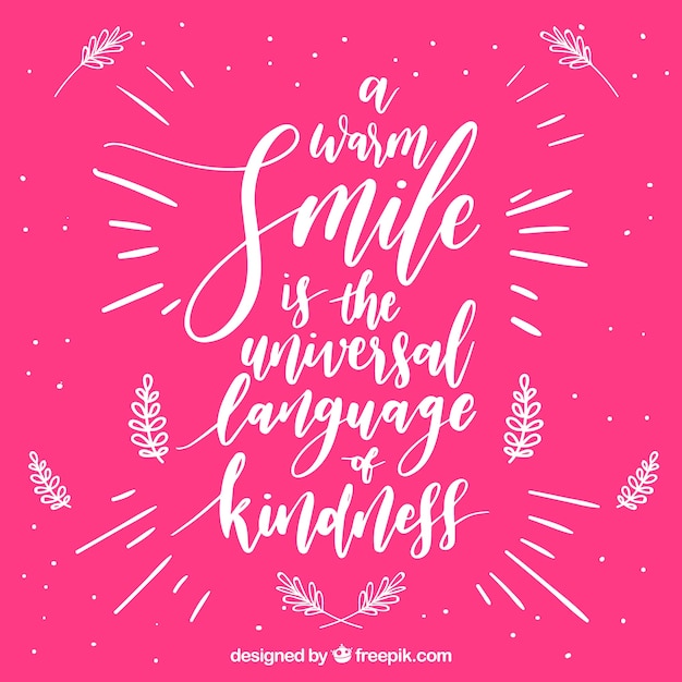 Smile quote background