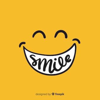 Smile simple background