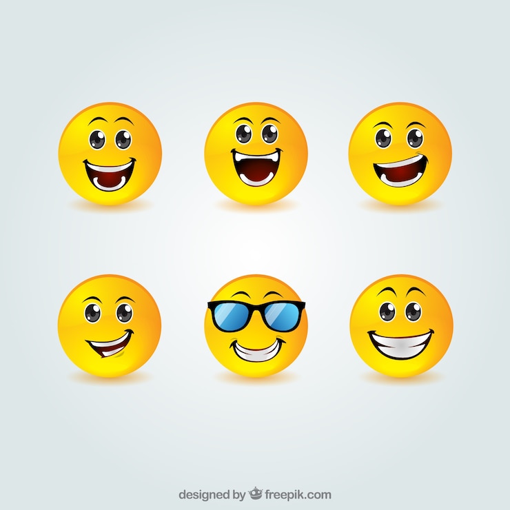 Free Vector smiley collection