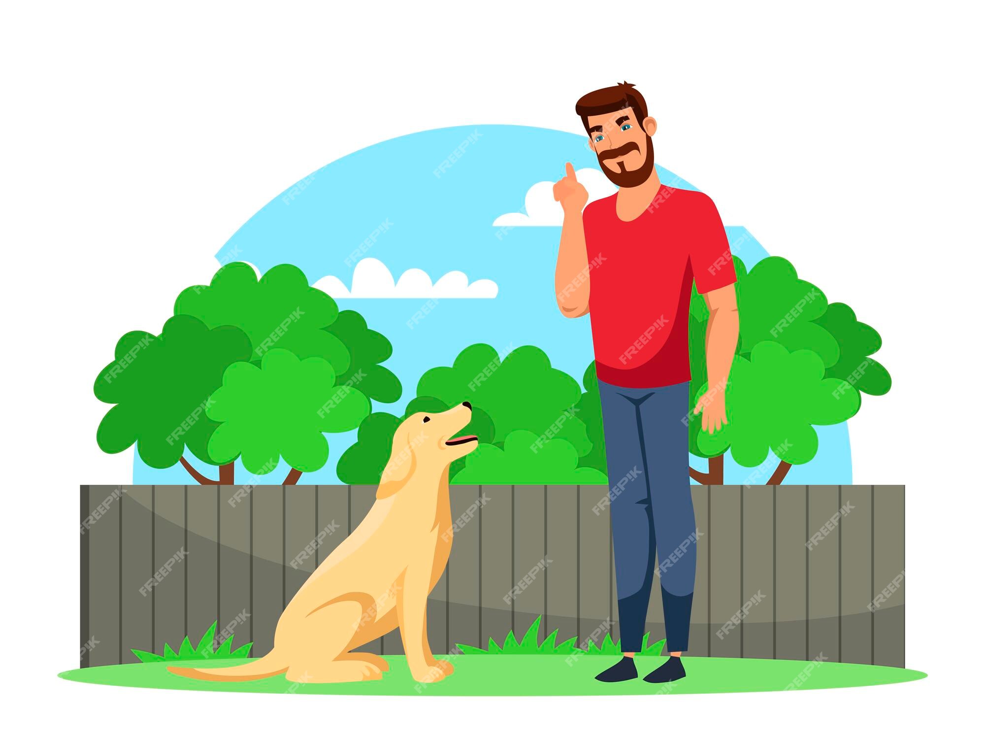 Man dog Vectors & Illustrations for Free Download | Freepik Man dog Vectors & Illustrations for Free Download | Freepik