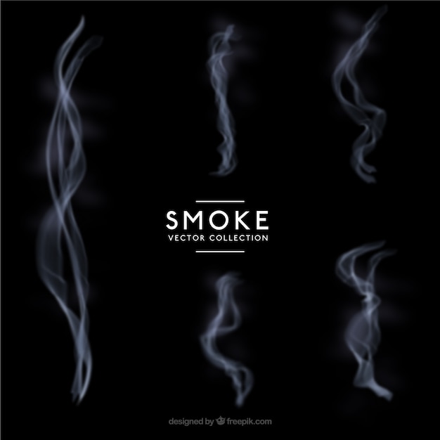 Free vector smokes pack