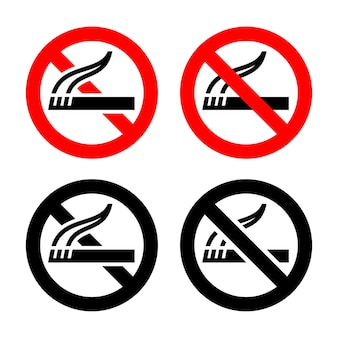 喫煙​エリア​は​シンボル​を​設定し​、​サイン​は​許可されていません