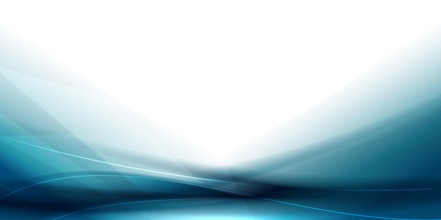 smooth futuristic blue wave background