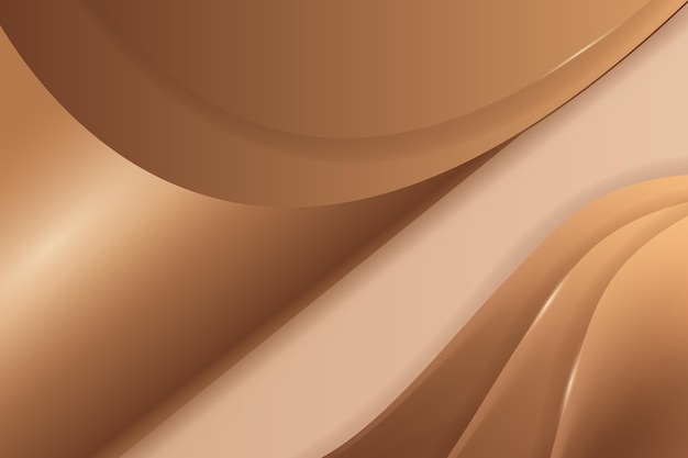 Free vector smooth golden wave background