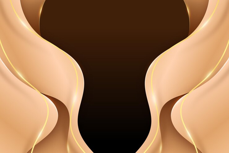 Free Vector smooth golden wave background