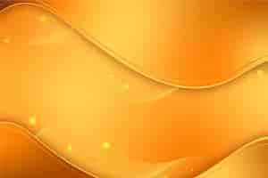 Free vector smooth golden wave background