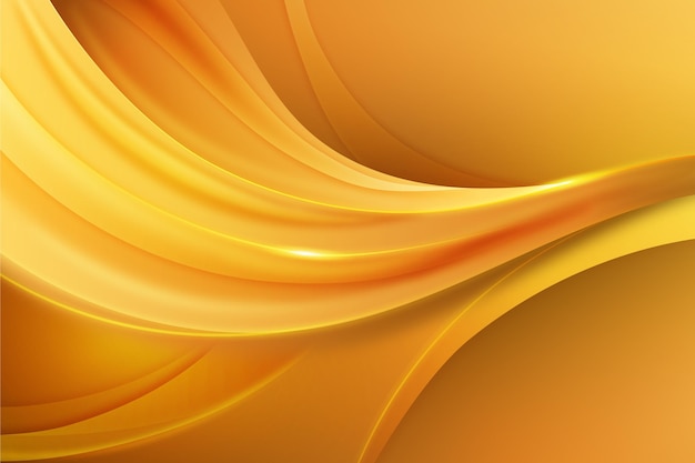 Free vector smooth golden wave background