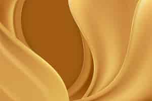 Free vector smooth golden wave wallpaper