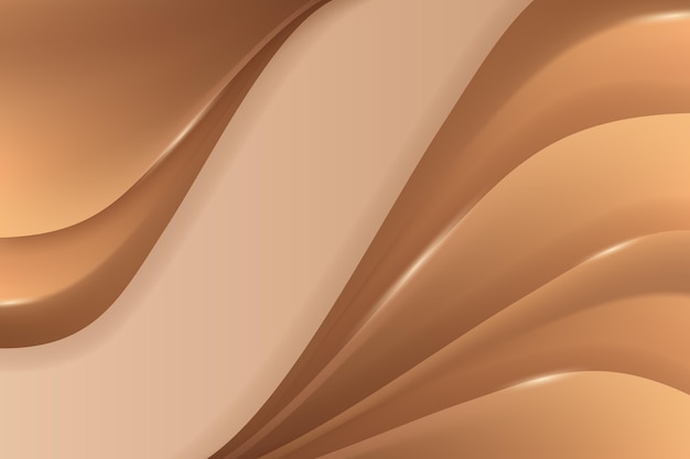 Free Vector smooth golden wave wallpaper