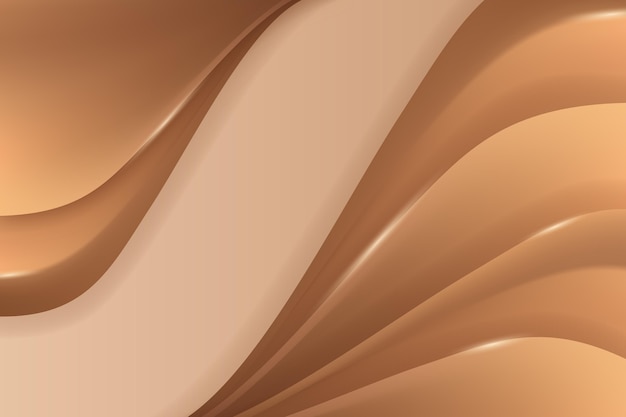 Smooth golden wave wallpaper