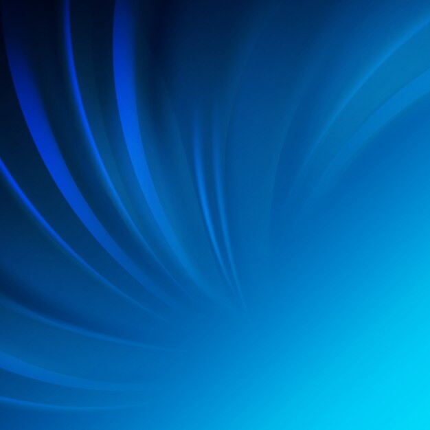 Smooth wave blue design