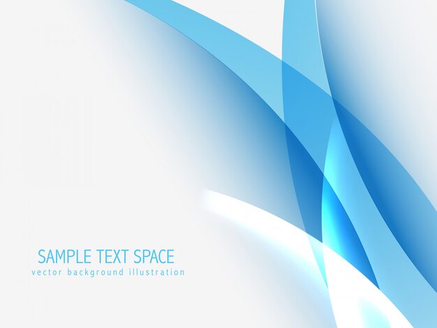 Smooth wavy background design