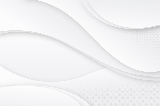 Free vector smooth white wave background