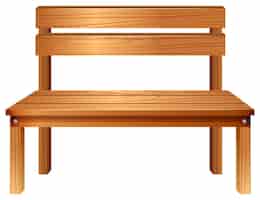 Free vector a smooth wooden furniture