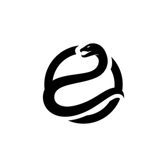 ヘビのロゴのアイコンベクトルテンプレート
