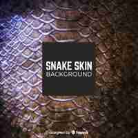 Free vector snake skin background