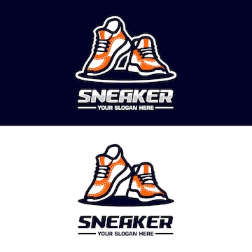 Premium Vector | Sneakers logo