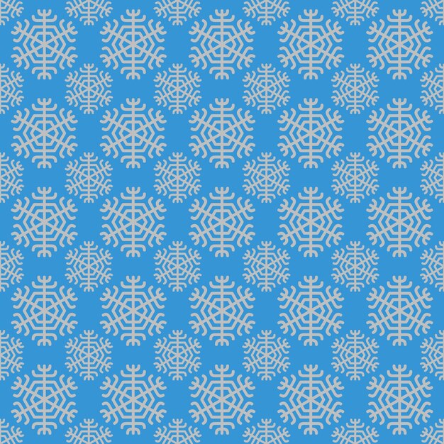 Snow flake pattern background