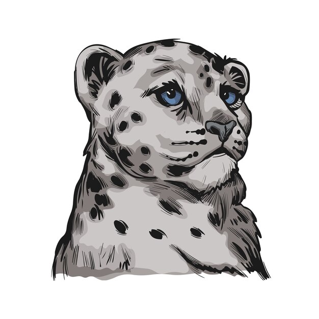 Free Free 251 Snow Leopard Svg SVG PNG EPS DXF File