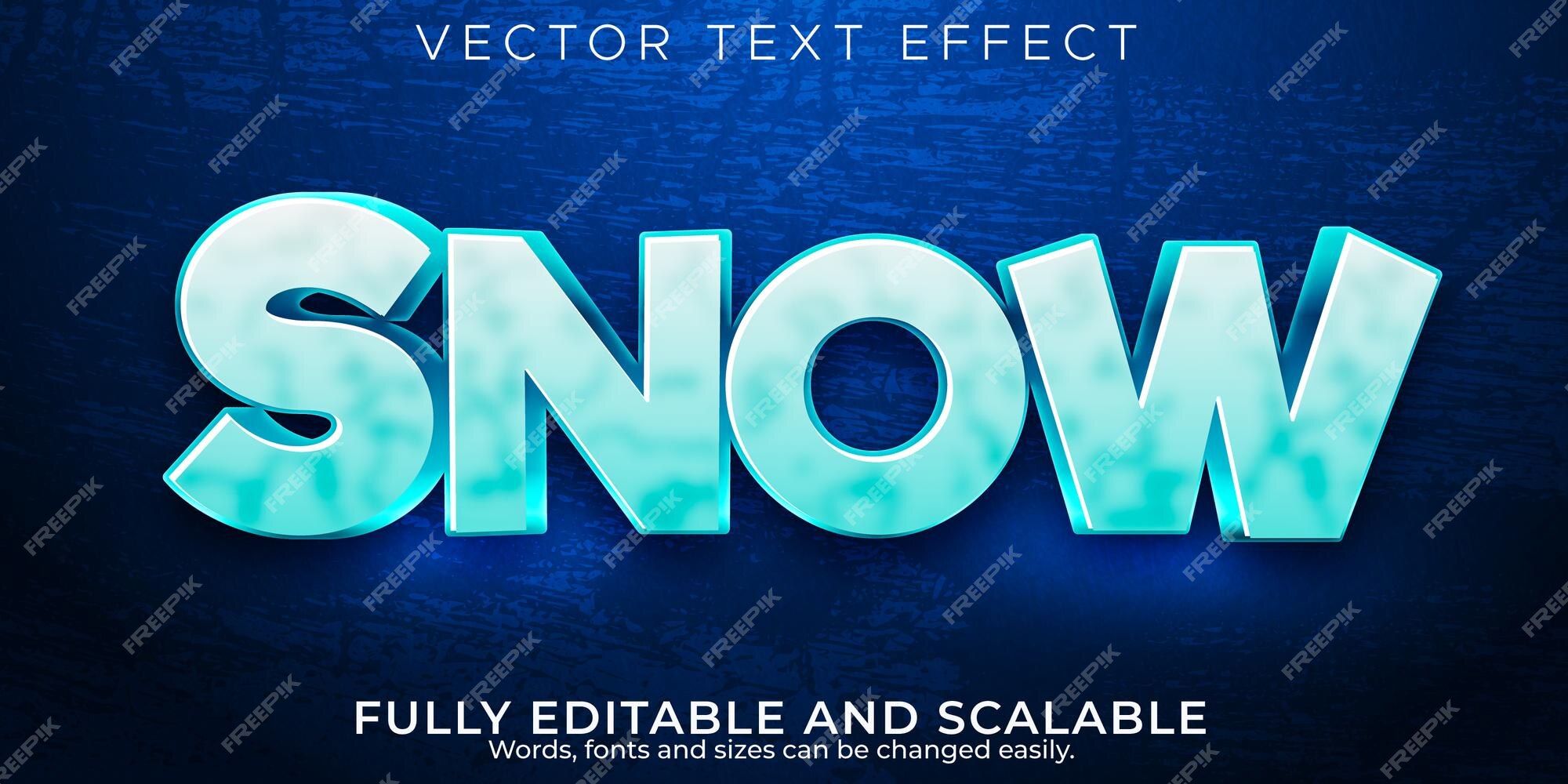 Ice font Vectors Illustrations Free Download | Freepik