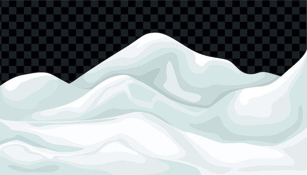 Snowdrift Transparent Background