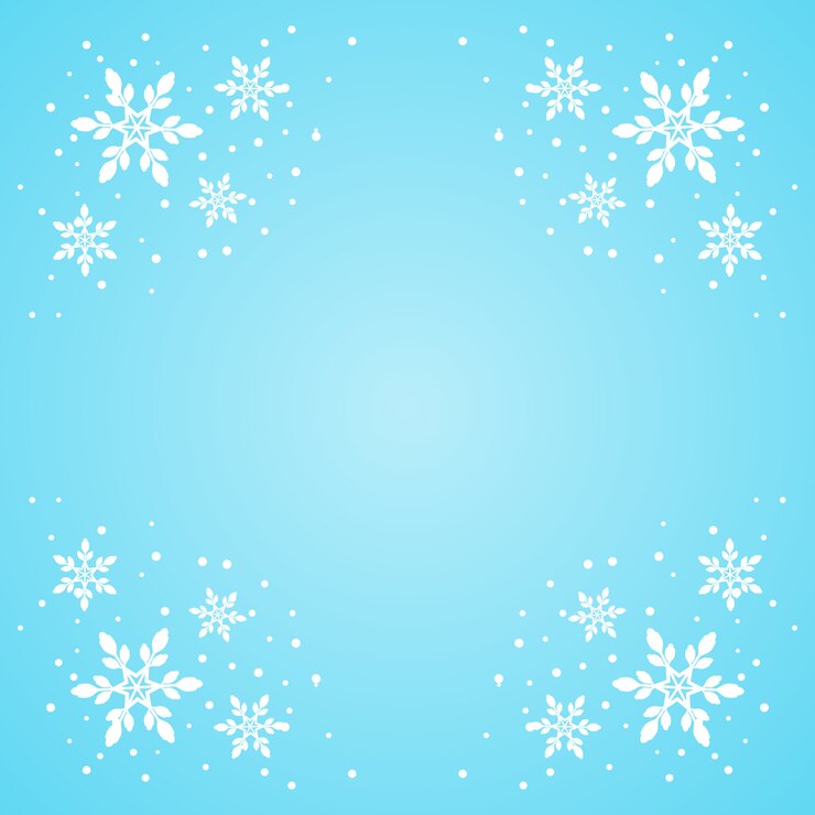 Free Vector snowflake border 