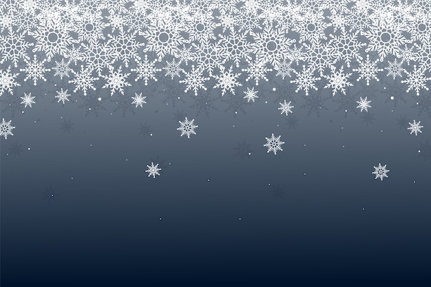 Free vector snowflake gradient design illustration