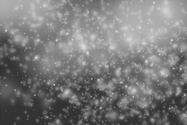 孤立した背景の雪の結晶クリスマス雪ベクトル画像