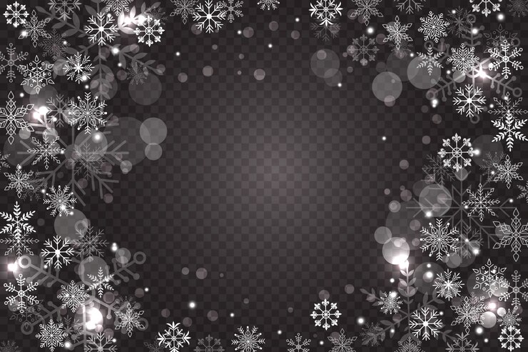 Free Vector snowflake overlay background