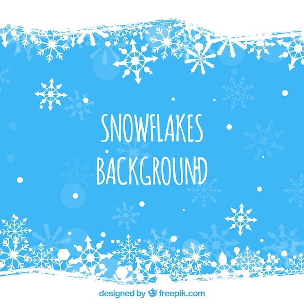 Snowflakes background