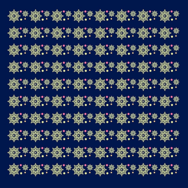 Snowflakes pattern