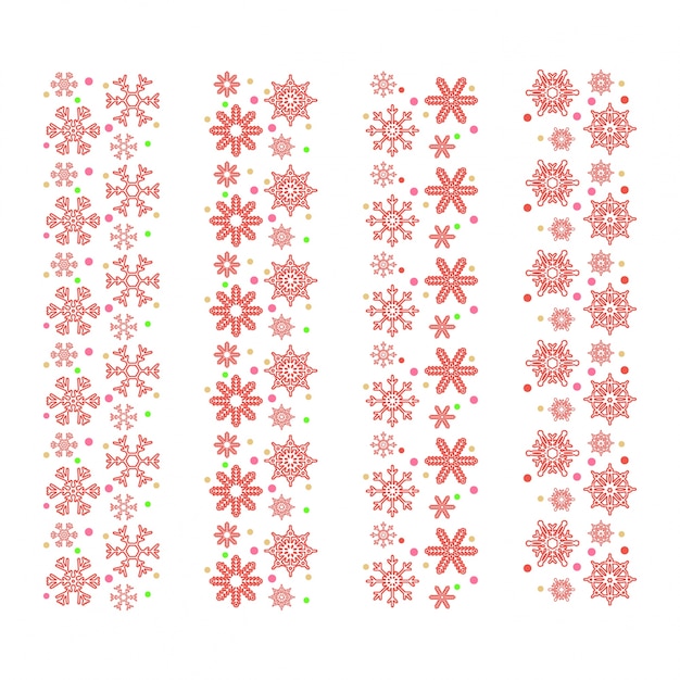 Snowflakes pattern