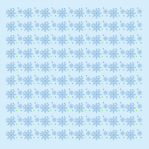 Snowflakes pattern