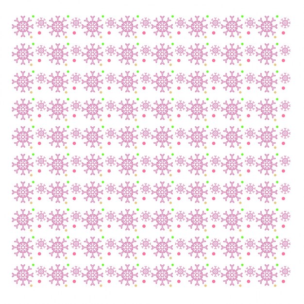 Snowflakes pattern