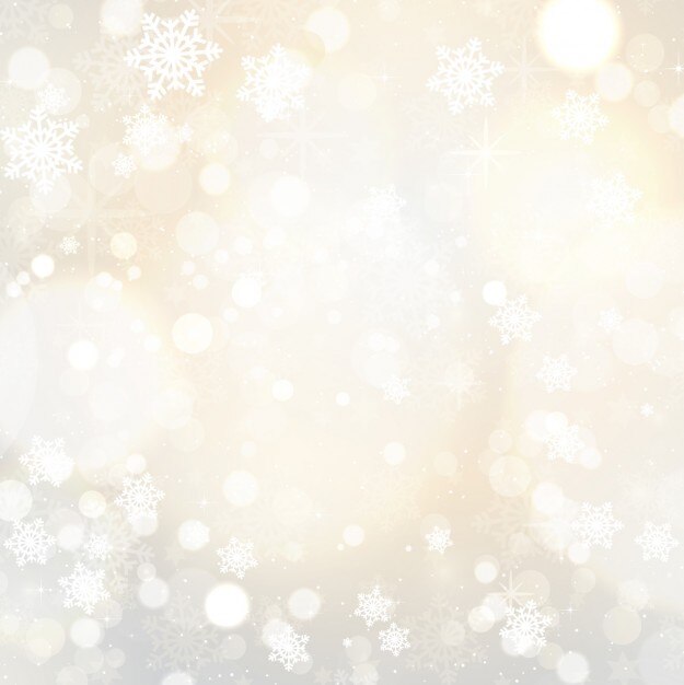 無料Vector 雪と星の背景