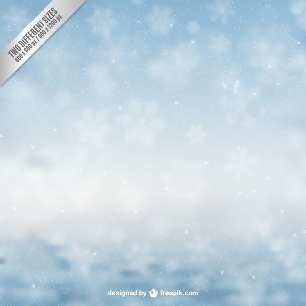 Free vector snowy christmas background