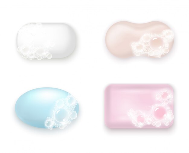 Soap Bars Realistic Set