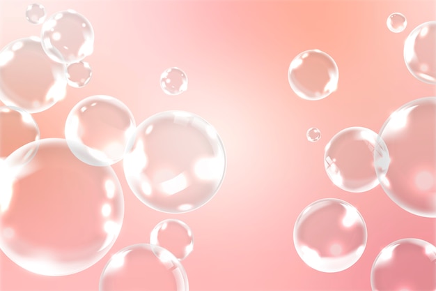 Soap bubbles in girly style