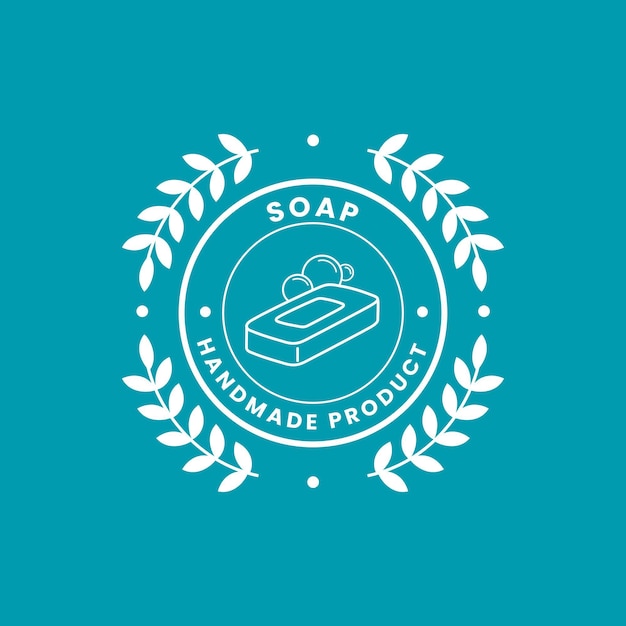 Шаблон логотипа мыла