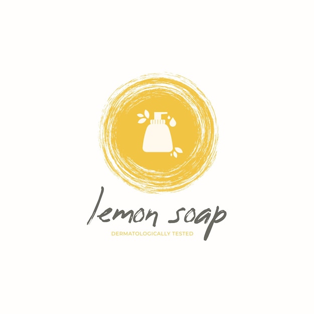 Шаблон логотипа мыла