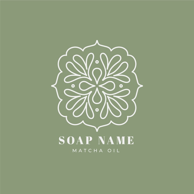 Free vector soap logo template