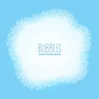 Free vector soap or shampoo bubbles background