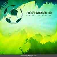 Vettore gratuito soccer background