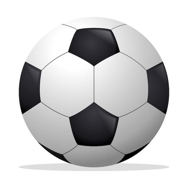 Free vector soccer ball realistic