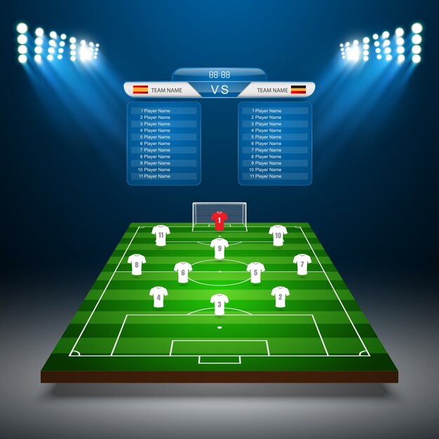 サッカーコート 画像 無料のベクター ストックフォト Psd