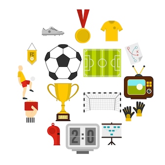 サッカーラインアイコンセット サッカーコレクション プレミアムベクター サッカーラインアイコンセット サッカーコレクション プレミアムベクター