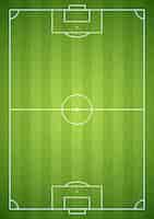 Free vector soccer green field