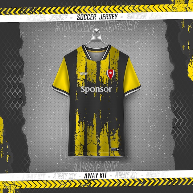 Soccer jersey design for sublimation, sport t shirt design